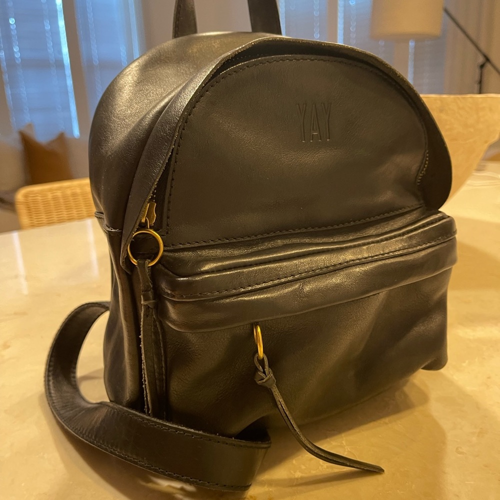 Madewell Mini Lorimer Backpack in Black - Picture 5 of 13